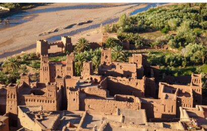 Kasbah Ait Ben Haddou au Maroc, patrimoine classé à l'Unesco