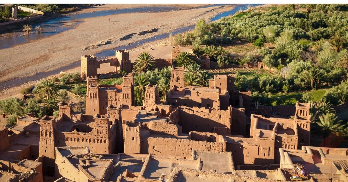 Kasbah Ait Ben Haddou au Maroc, patrimoine classé à l'Unesco