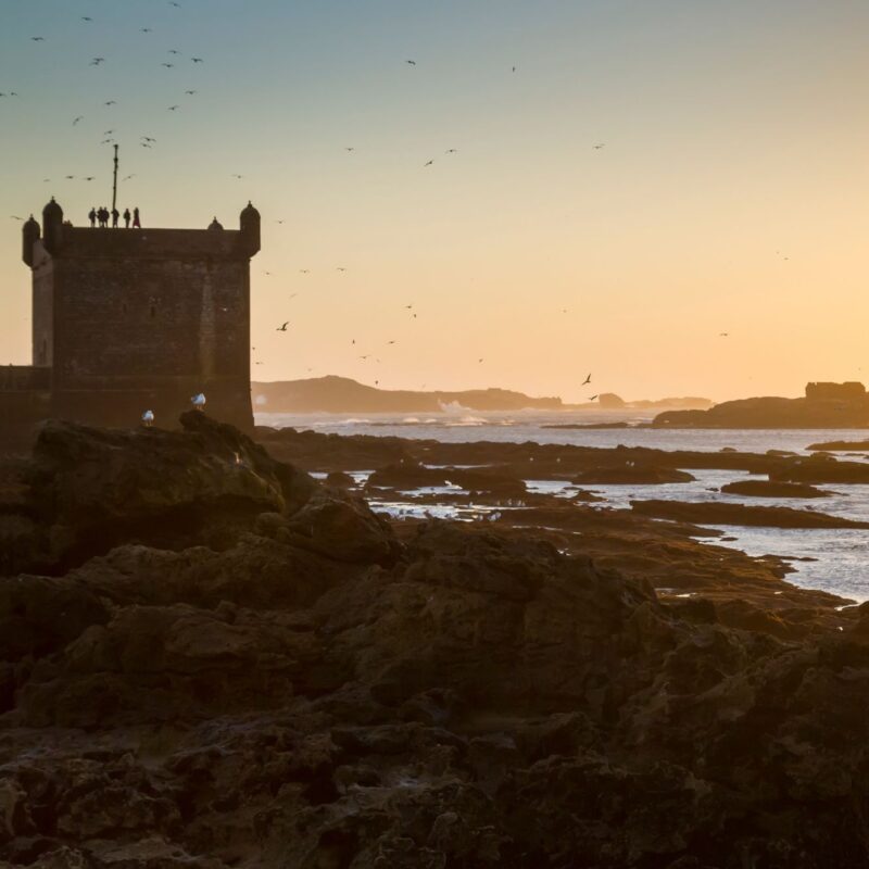 Randonnée à Essaouira Maroc - long de l'Atlantique