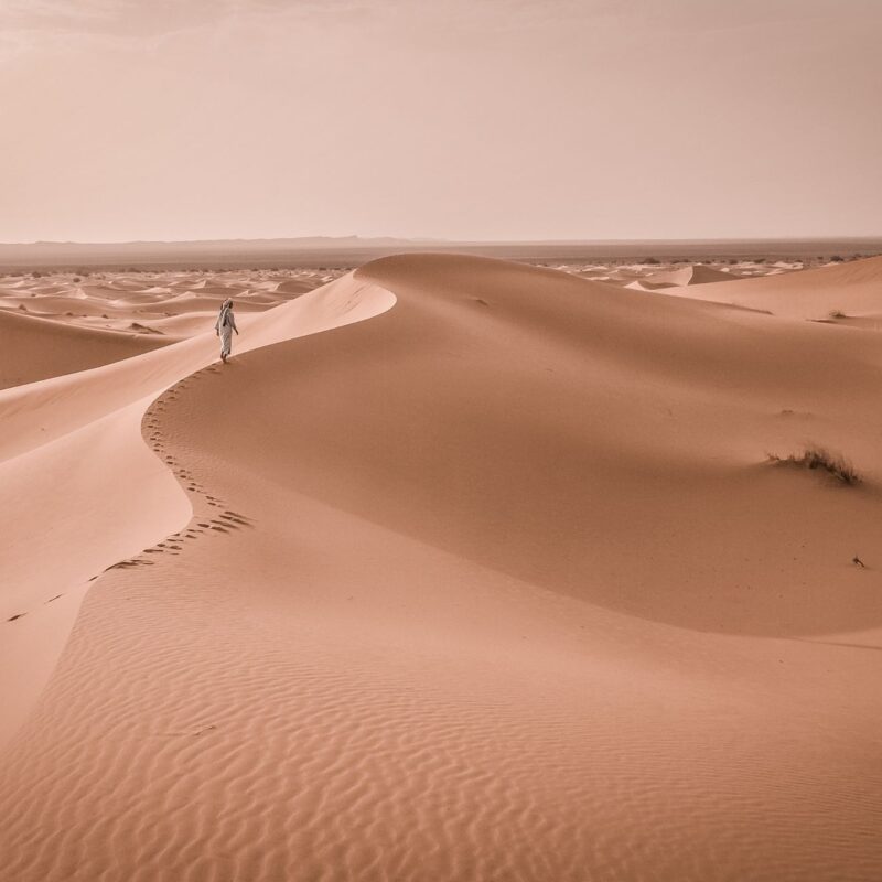 Trek dans le désert du Sahara au Maroc