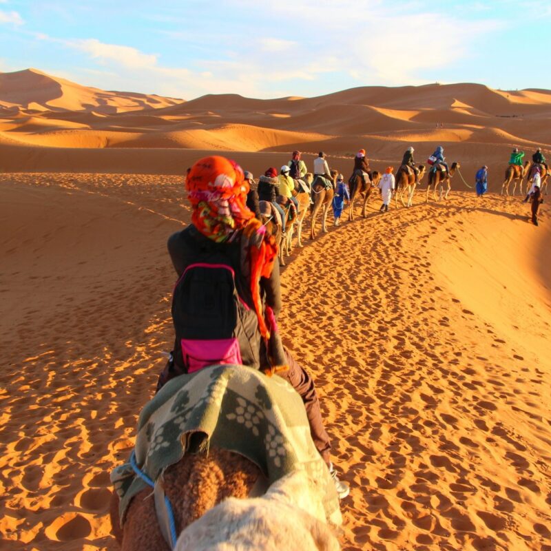 Trek dans le désert du Sahara au Maroc